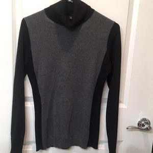 The Limited Grey/Black Turtleneck